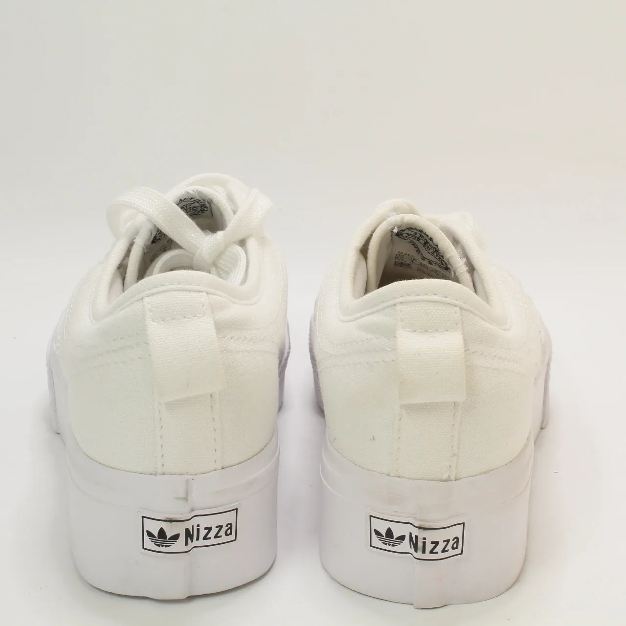 adidas Nizza Platform White White White Uk Size 4