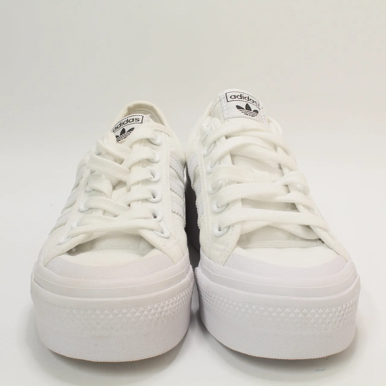 adidas Nizza Platform White White White Uk Size 4