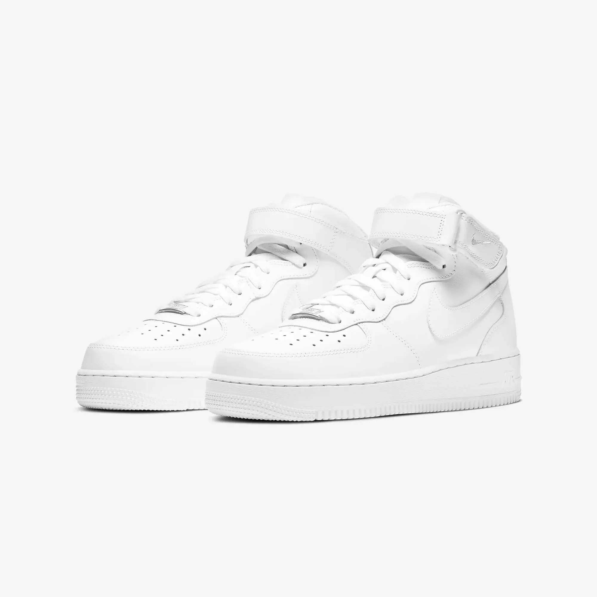 AIR FORCE 1 MID '07 'WHITE/WHITE'