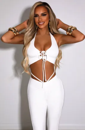 Aniya Crop - White