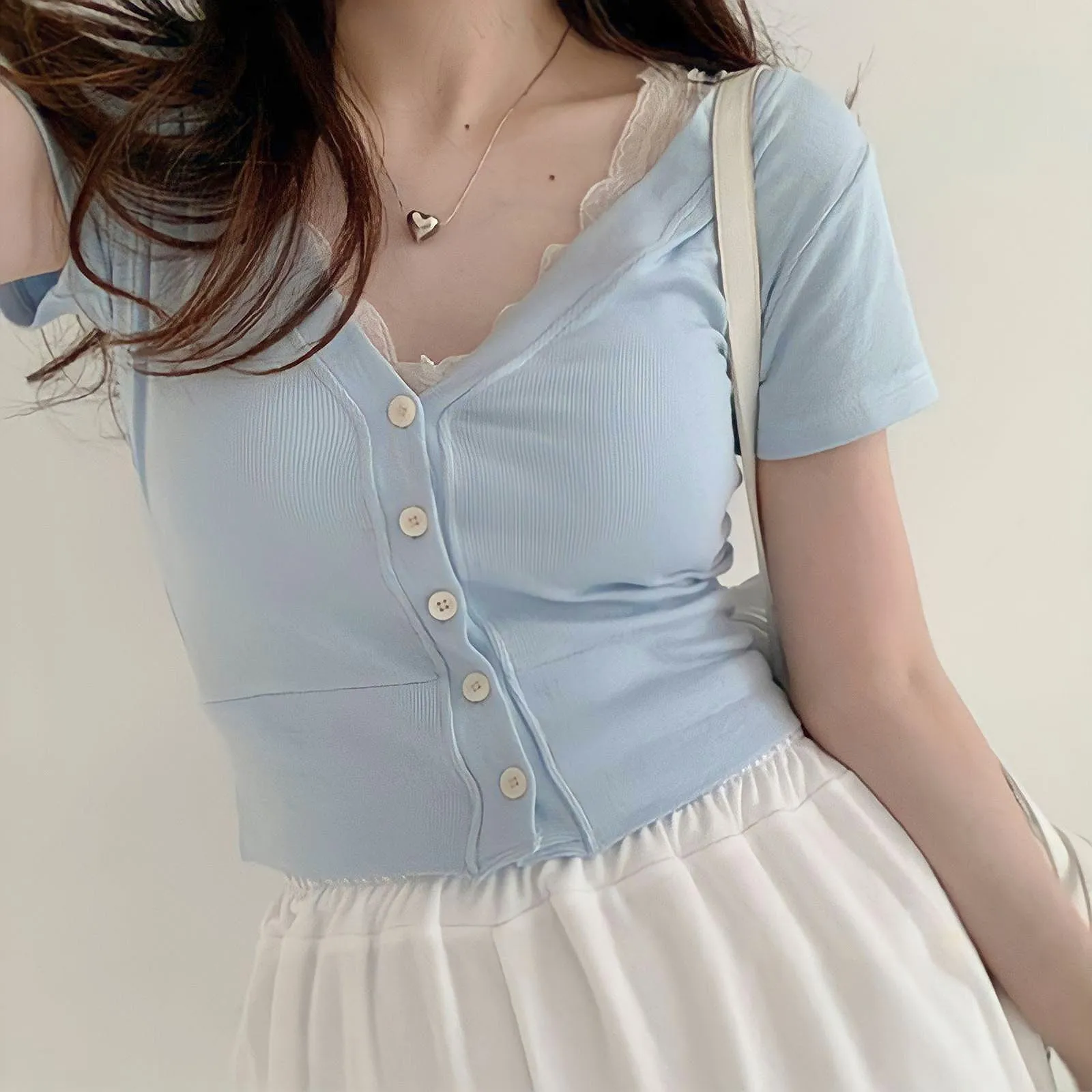 Baby Blue Top