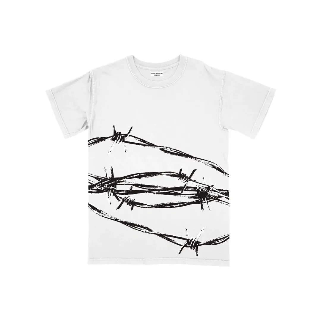 BARBWIRE TEE WHITE