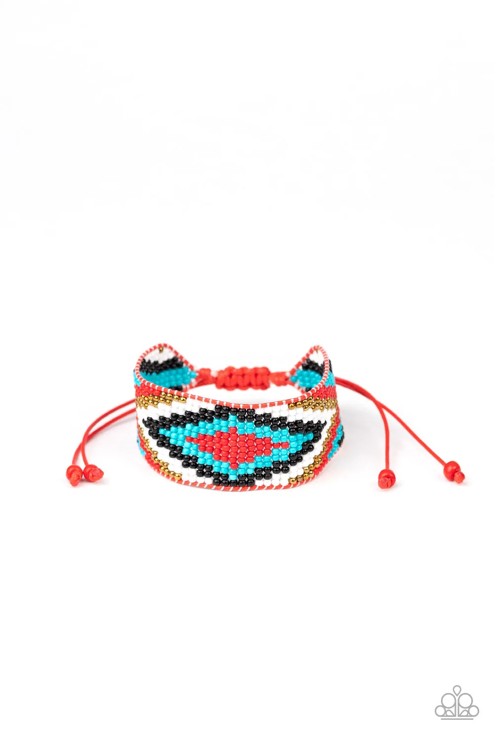 Beautifully Badlands Red-Bracelet