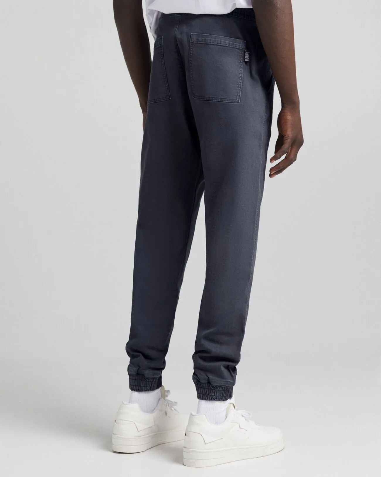 Bershka Cotton joggers Grey