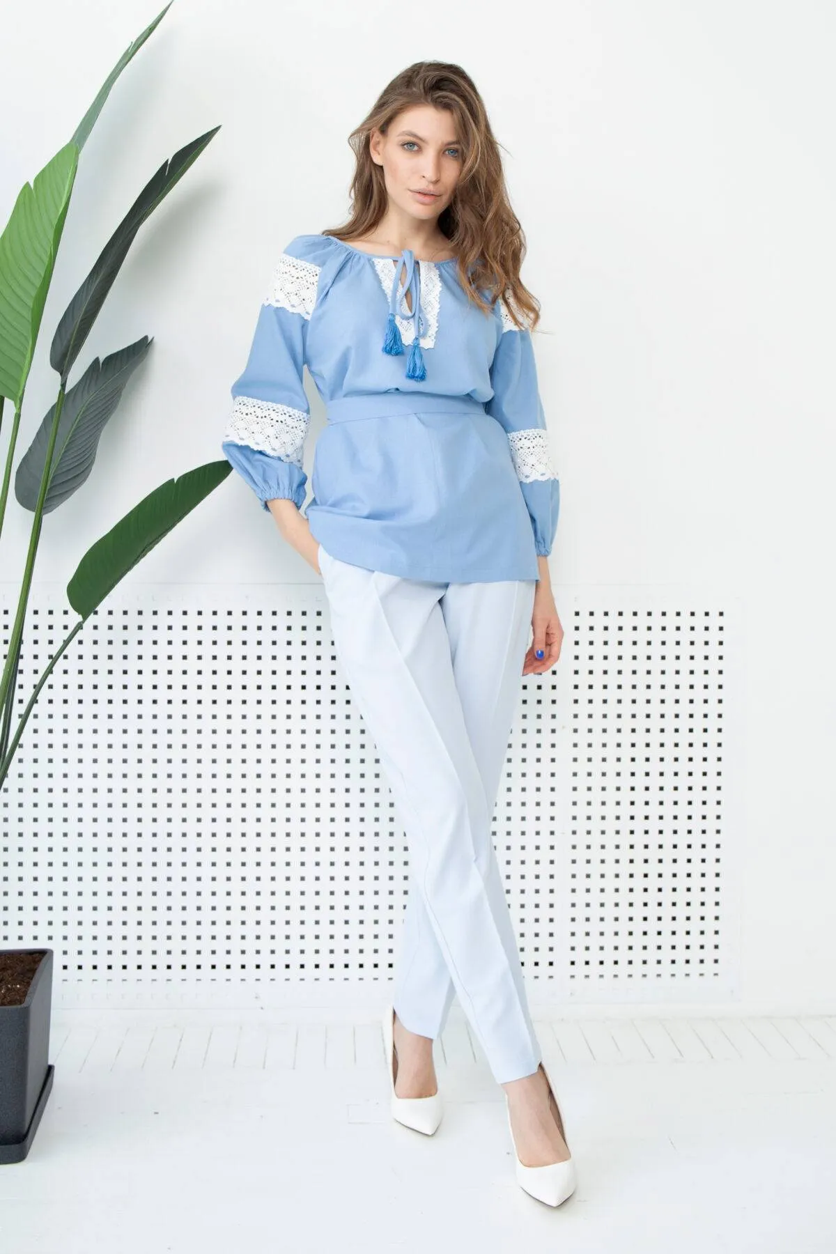 Blouse “Sky Blue”