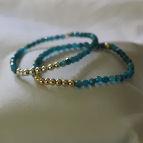 Blue Apatite Bracelet