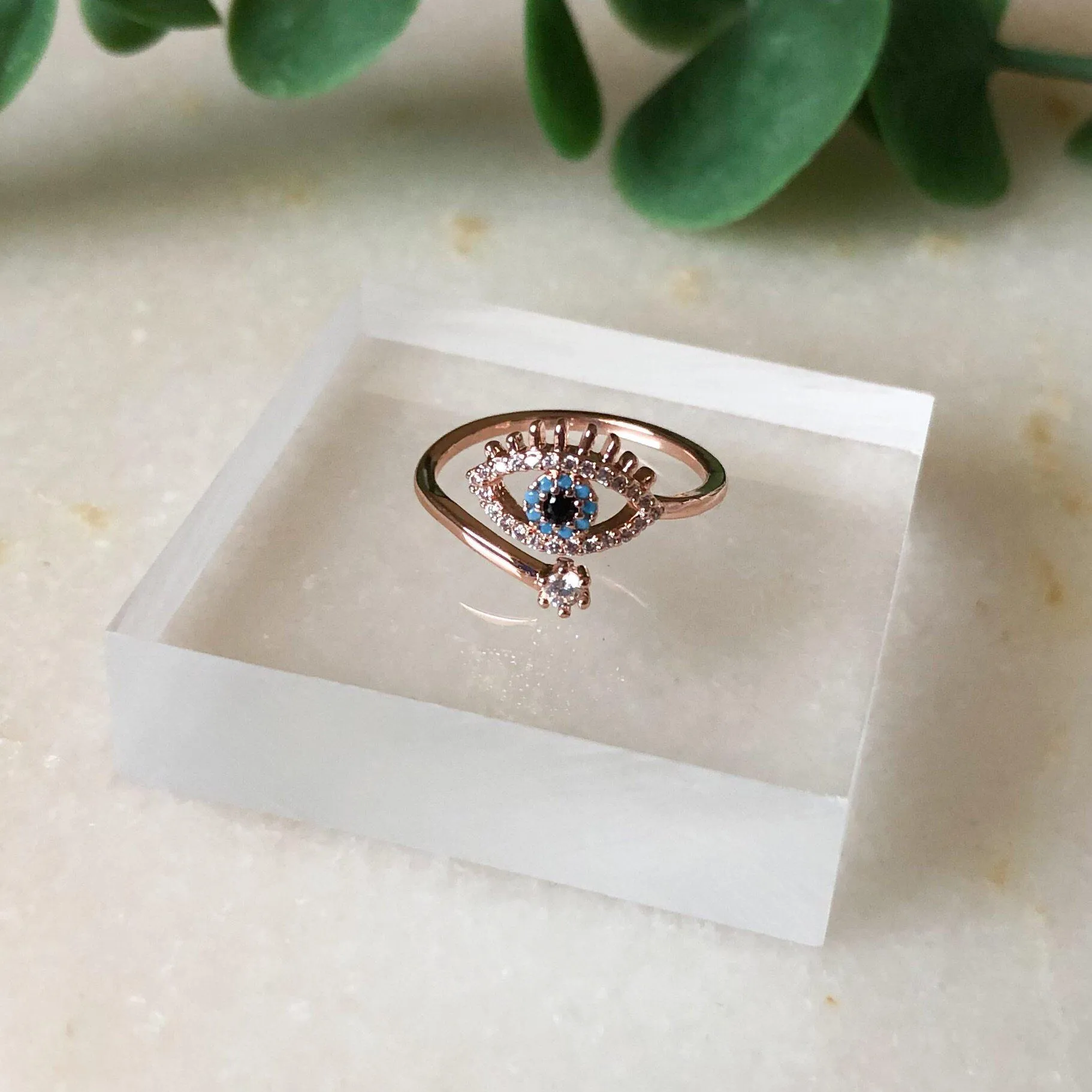 Blue Eye Ring