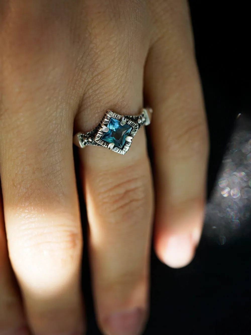 Blue Topaz ring VIRGIN BLUE