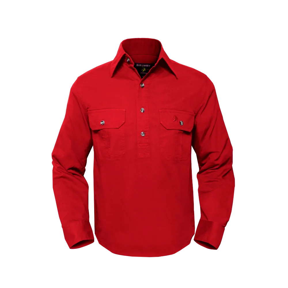 Brumby Workshirt - Red