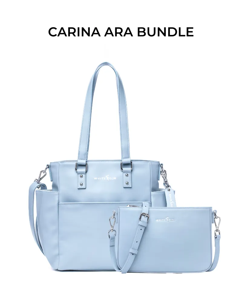 Carina Tote Bag - Ice Blue - [OUTLET FINAL SALE]