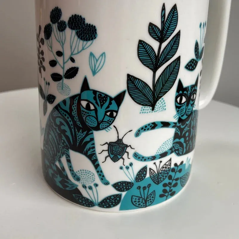 Cat Jug -Blue