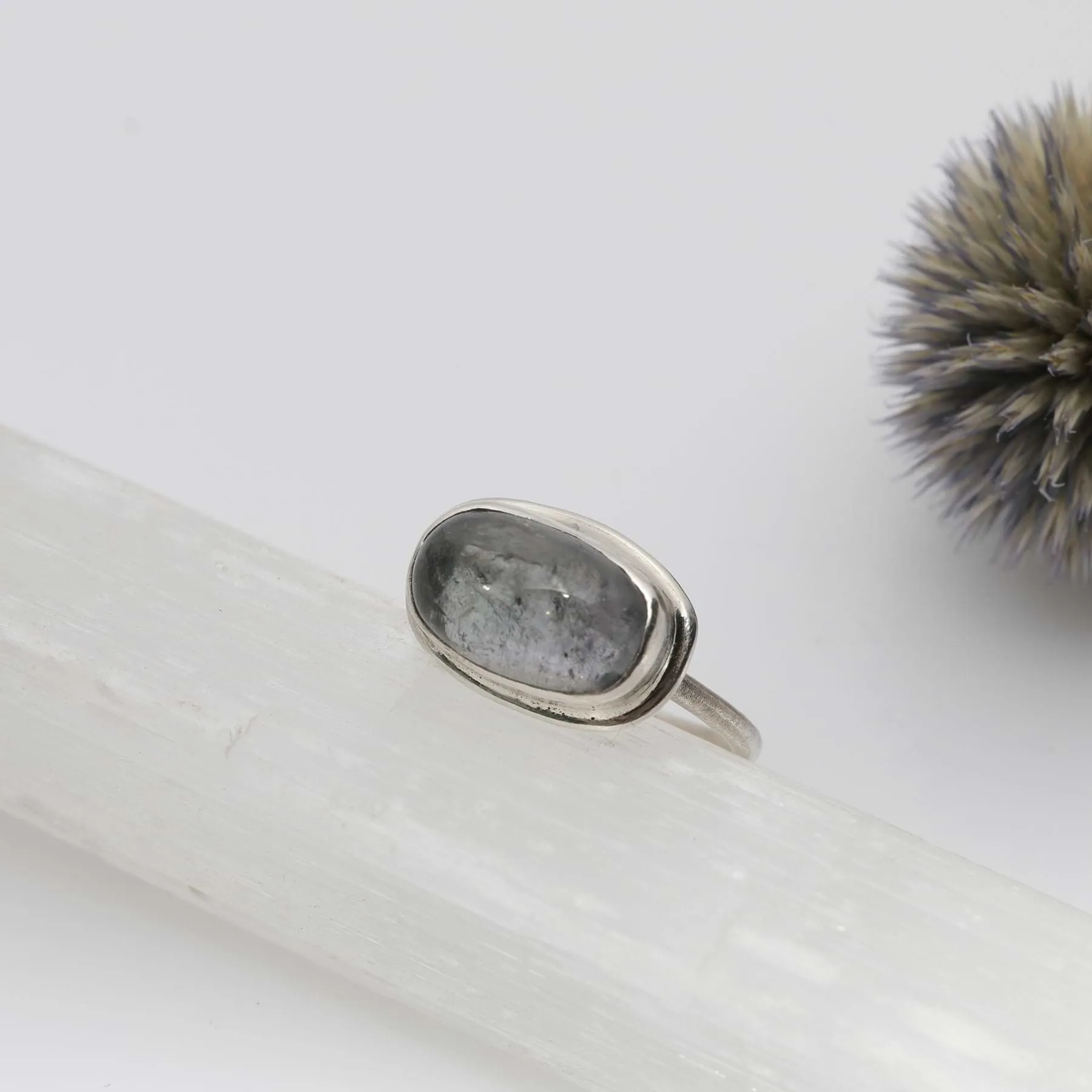 Coastal Skies - Tourmaline Silver Ring