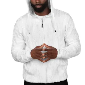 Coogi White Out Zip Hoody (White)