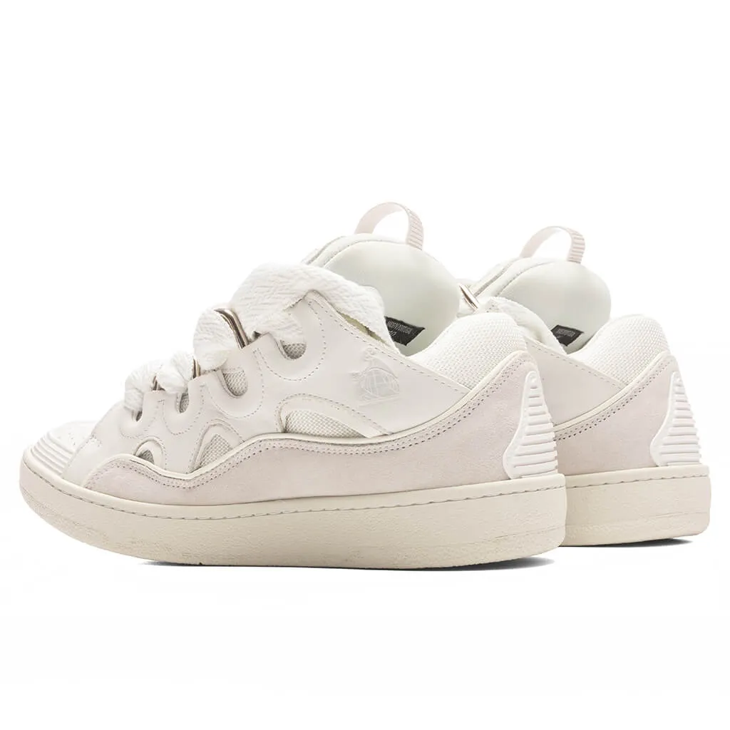 Curb Sneakers - White/White