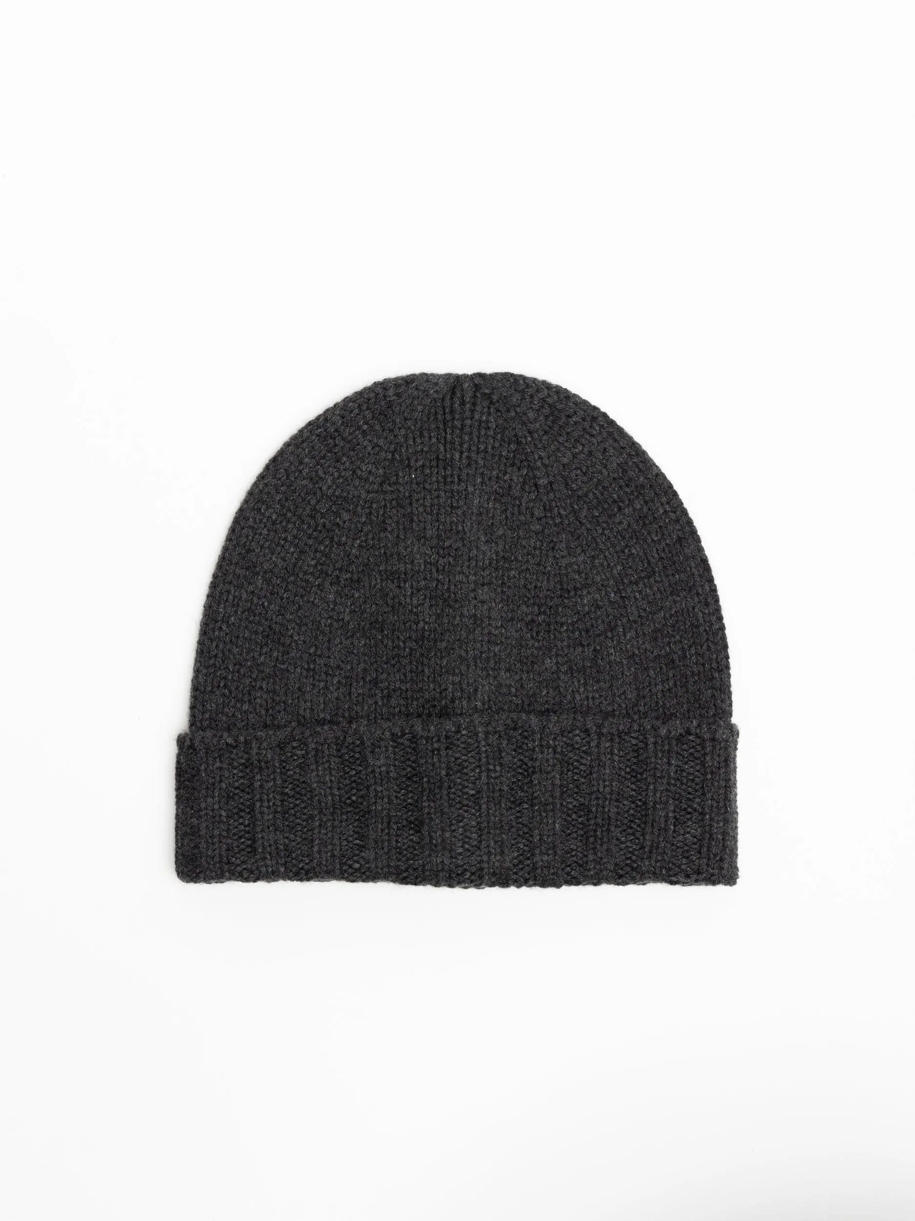 Dark Grey Cashmere Beanie