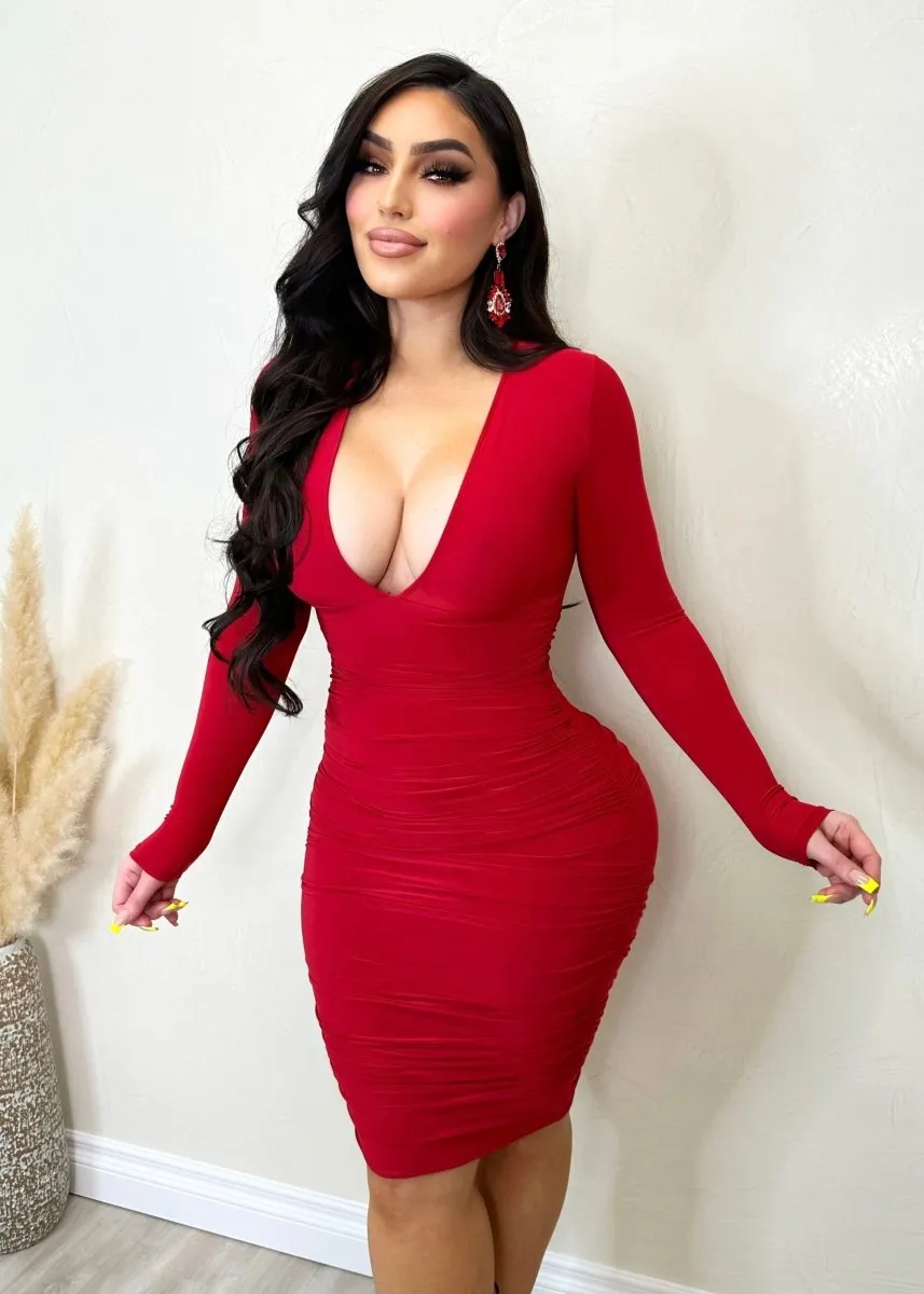 Duarte Dress Red