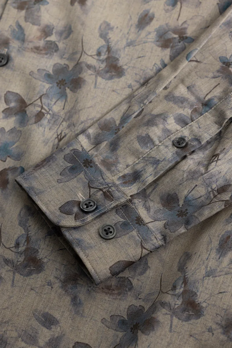 Fallen Flower Grey Shirt