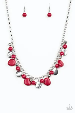 Flirtatiously Florida - Red Paparazzi Necklace