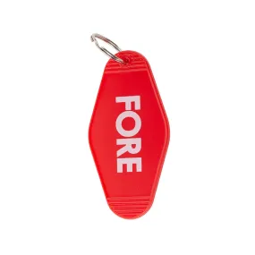 Fore Keyring Red