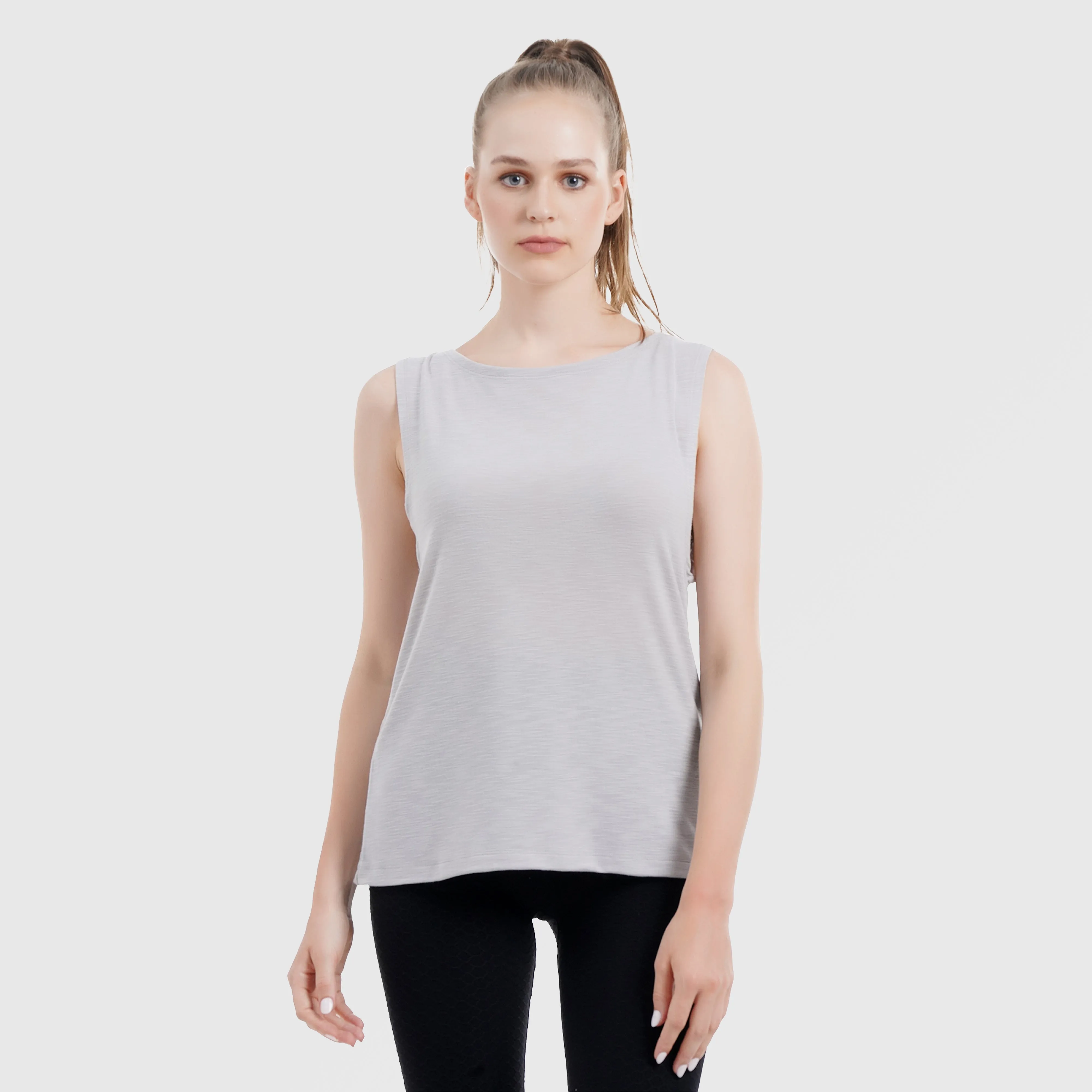 Fraction Sleek Tank (Grey)