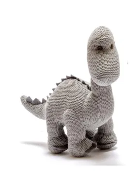 Grey Crochet Diplodocus