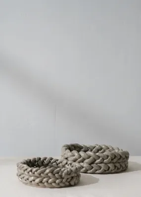 Intertwined Bowl Grey