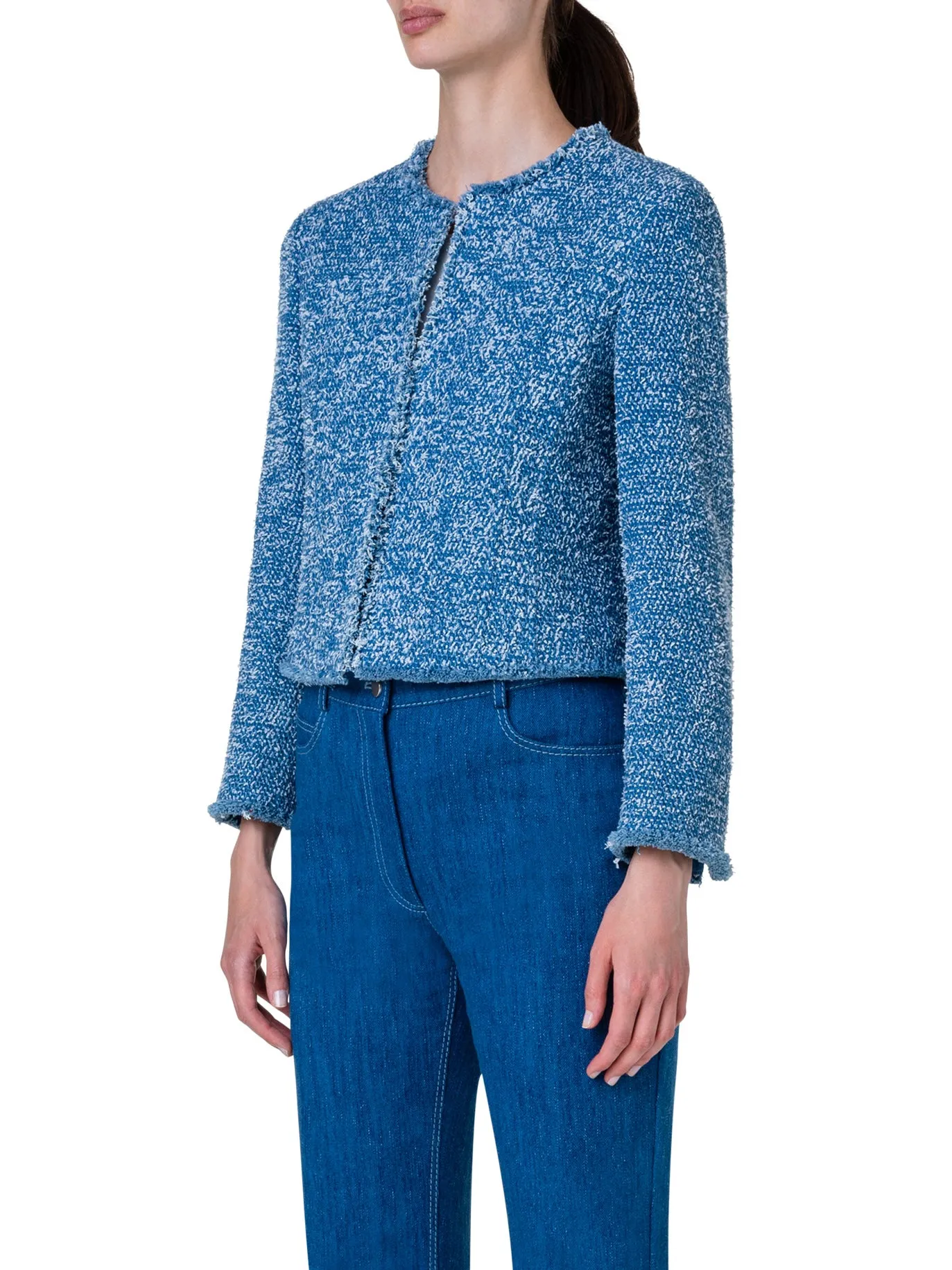 Jacket - Blue/Tweed