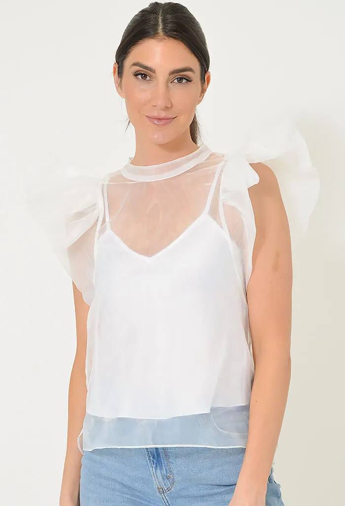 Kaycee Top-White