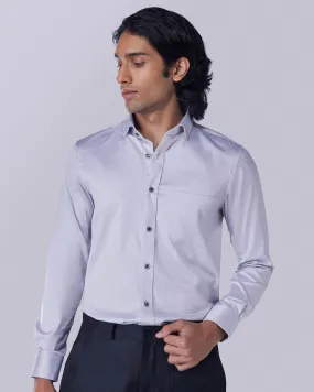 Light Grey Twill Shirt