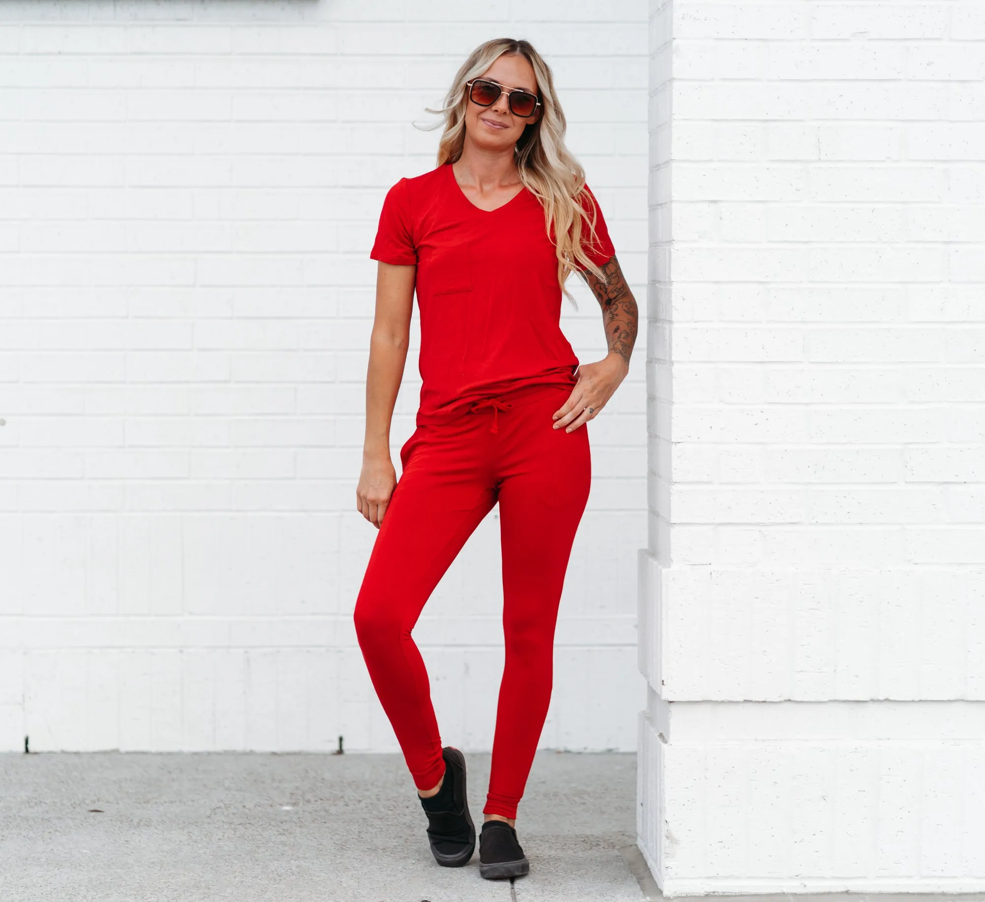 MAMA JOGGERS- Red