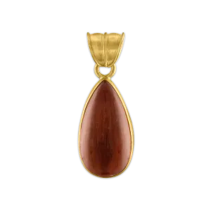 Medium Rouge Tourmaline Tear Pendant