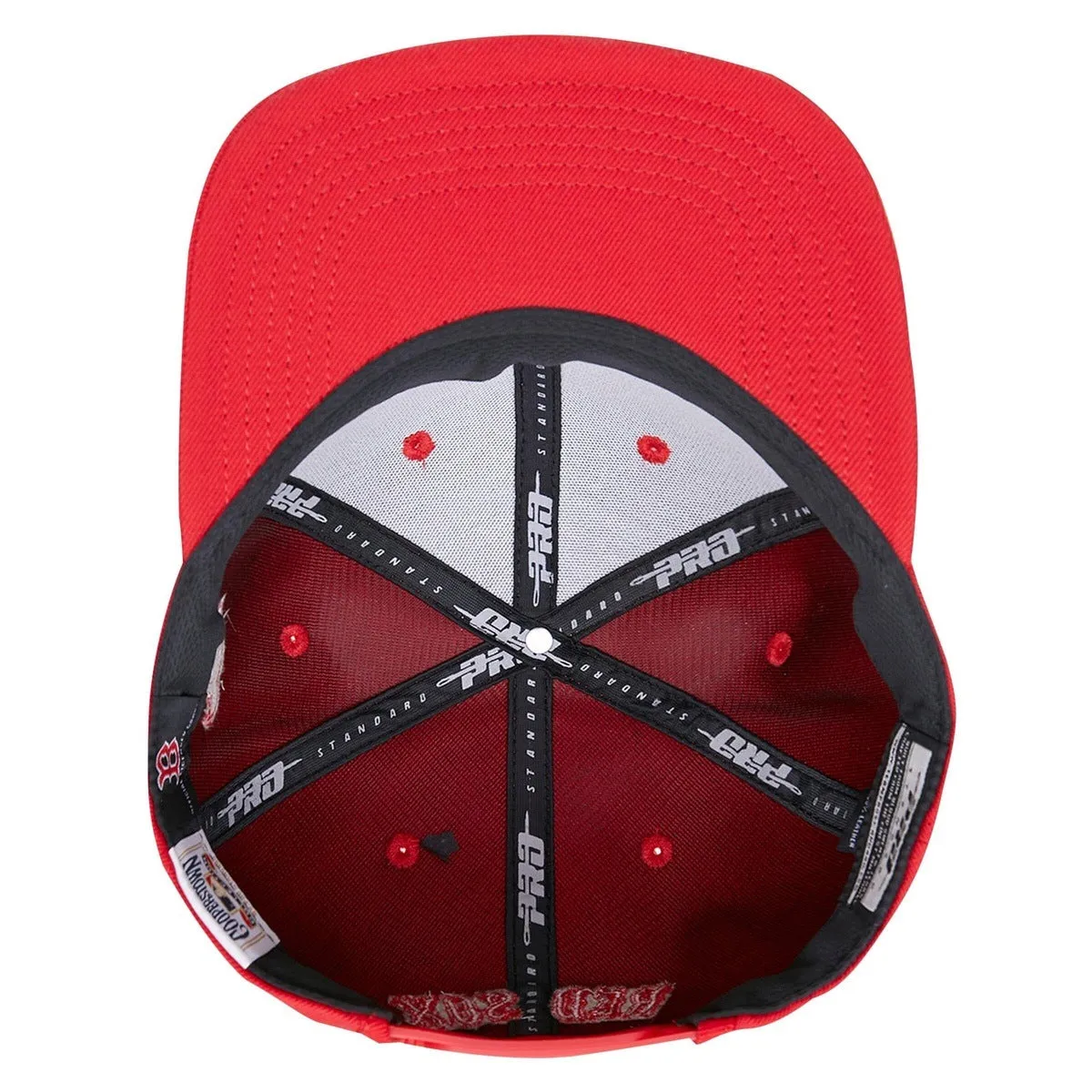 MLB BOSTON RED SOX CLASSIC TRIPLE RED WOOL UNISEX SNAPBACK HAT (TRIPLE RED)