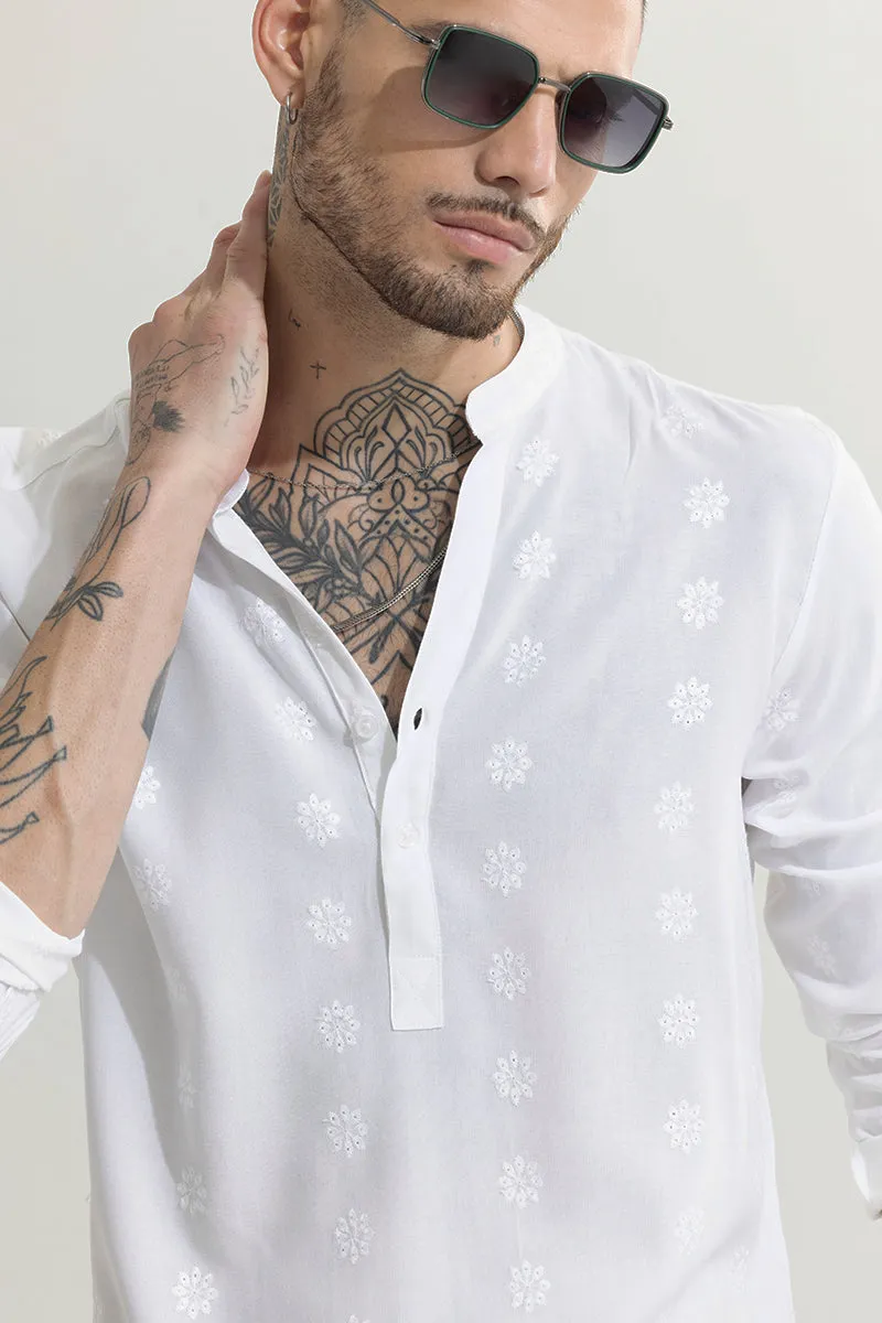 Octus White Kurta