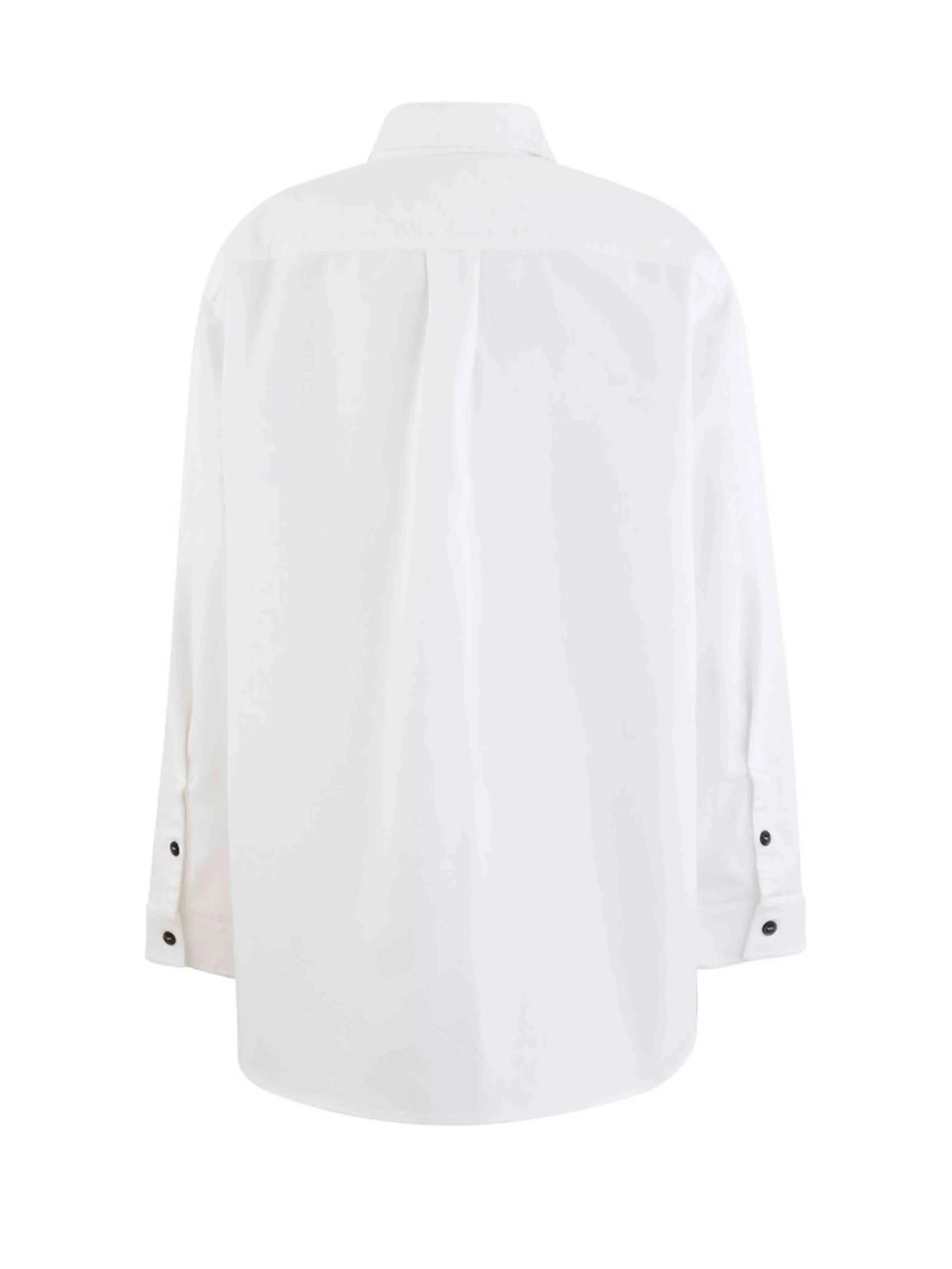 Off-White Gabardine Shirt White XL