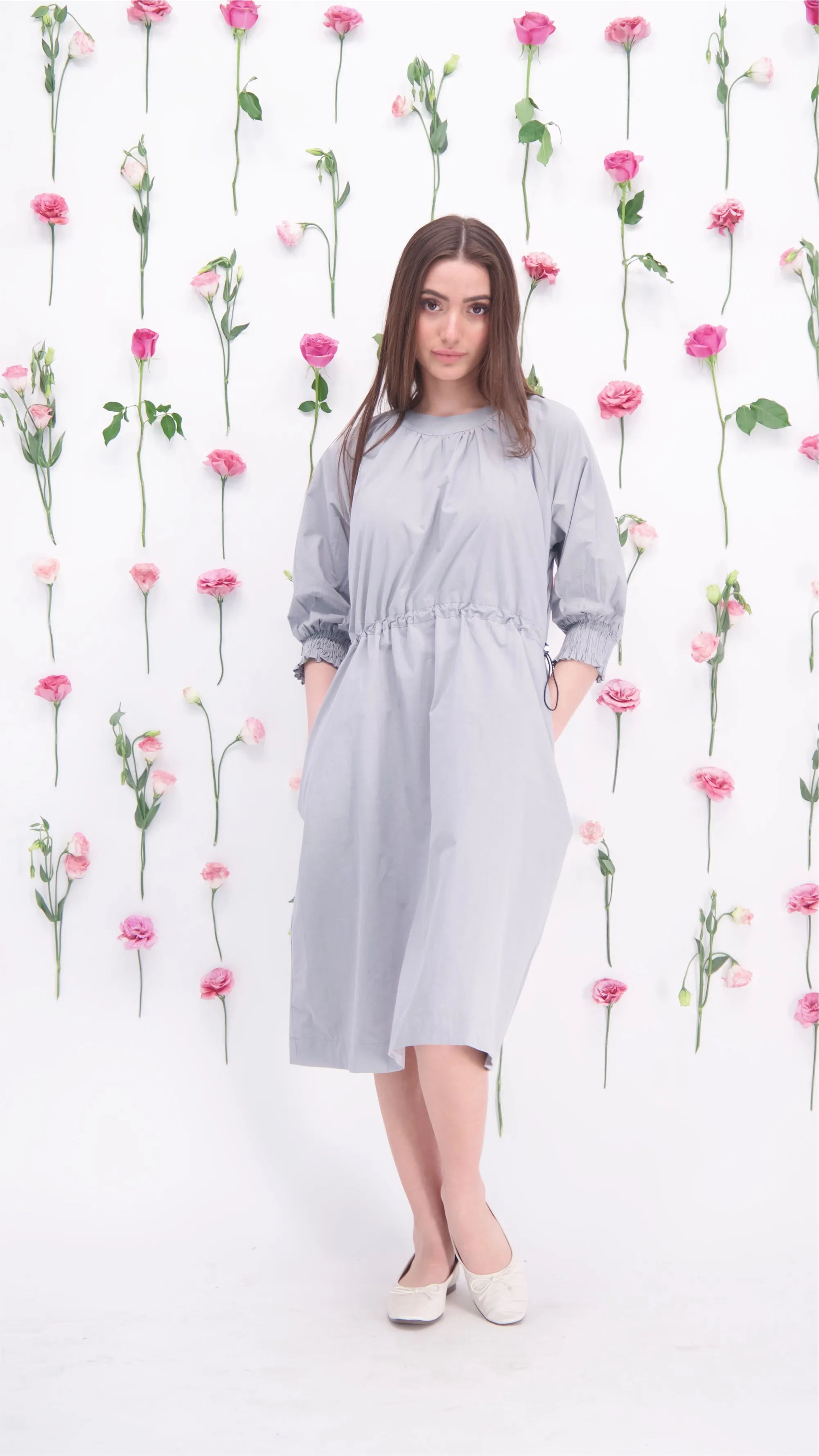 Parachute Dress / Grey