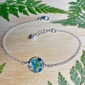 Peaceful Blue Garden Bracelet - BG56