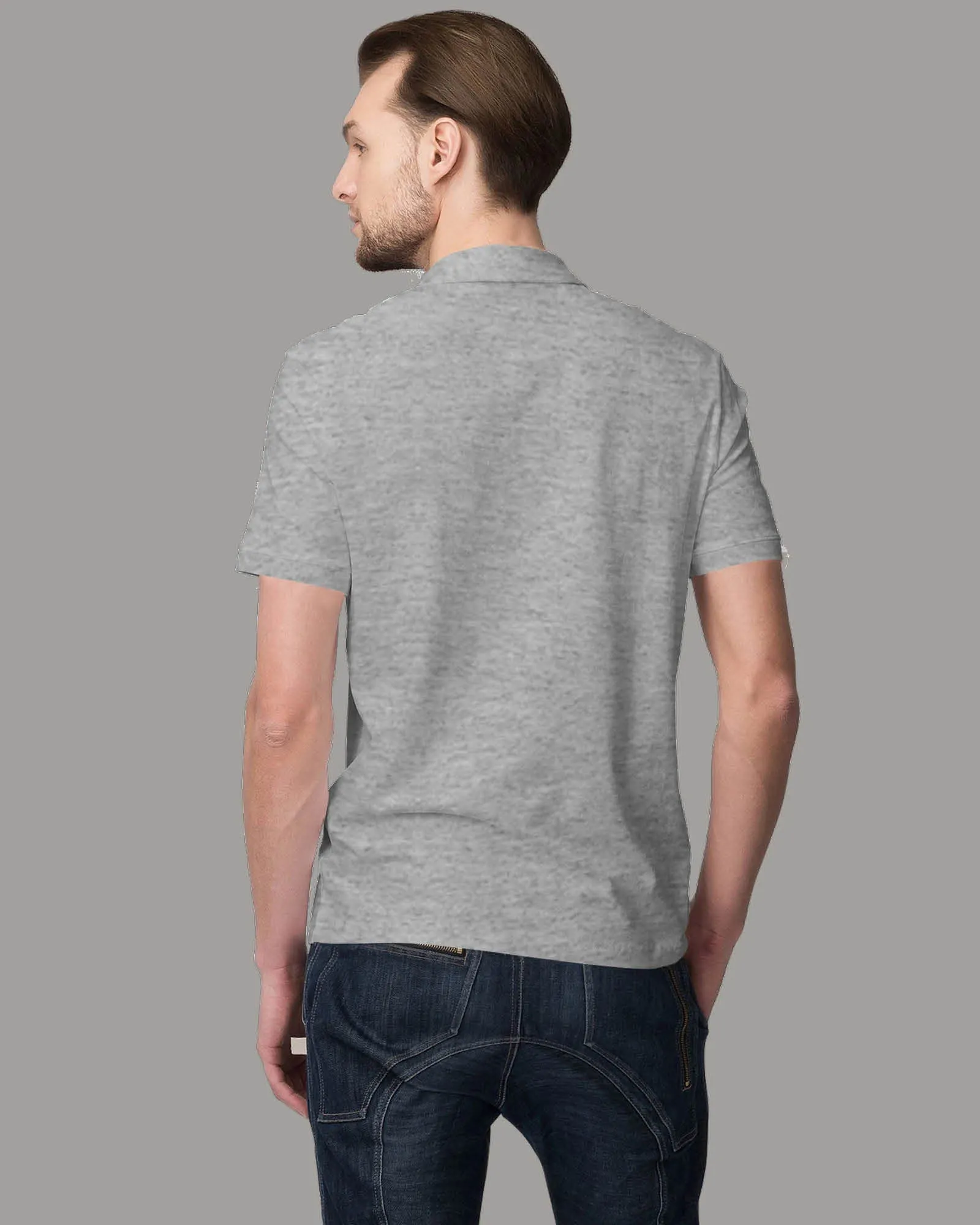 Polo: Grey Melange