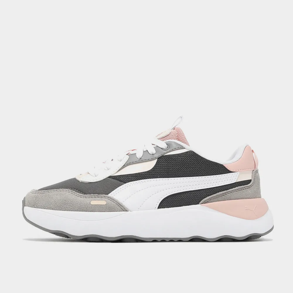 Puma Women's Runtamed Platform Sneaker Grey/white/pink _ 181400 _ Grey