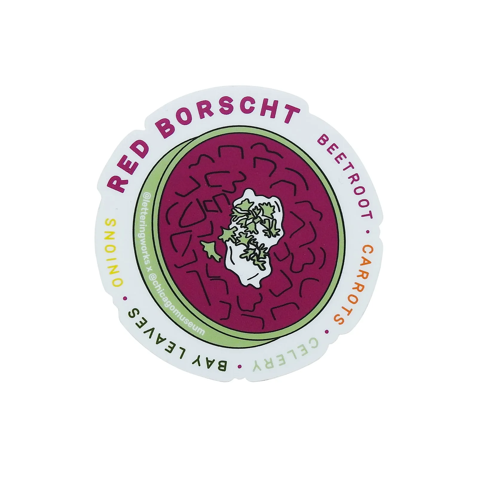 Red Borscht Sticker