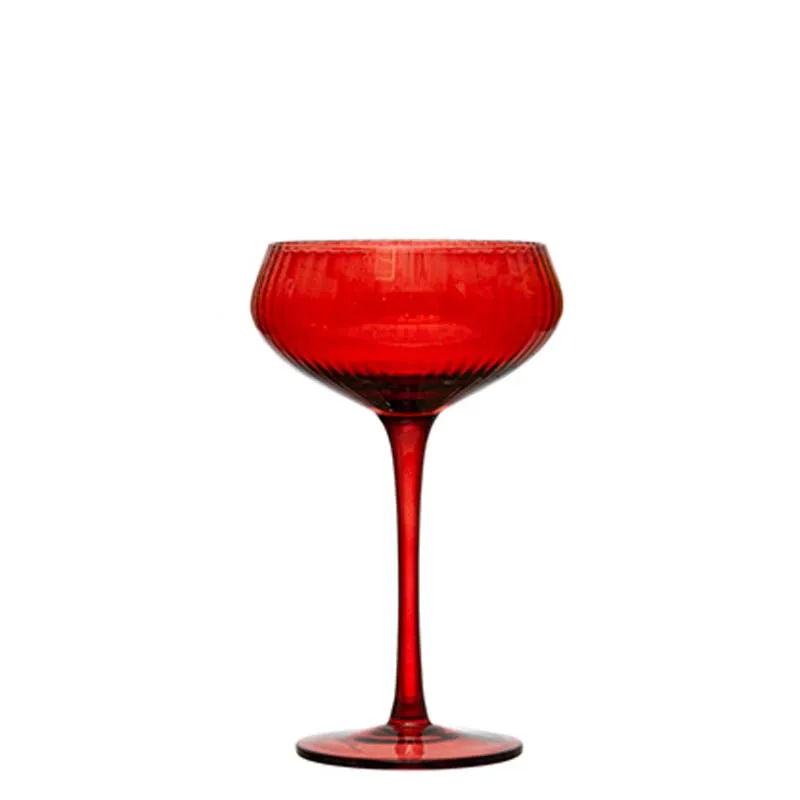 Red Champagne Glass