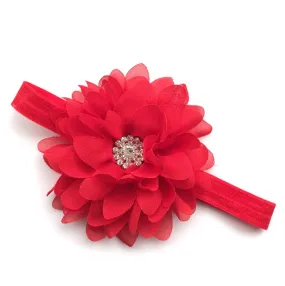 Red Chiffon Headband