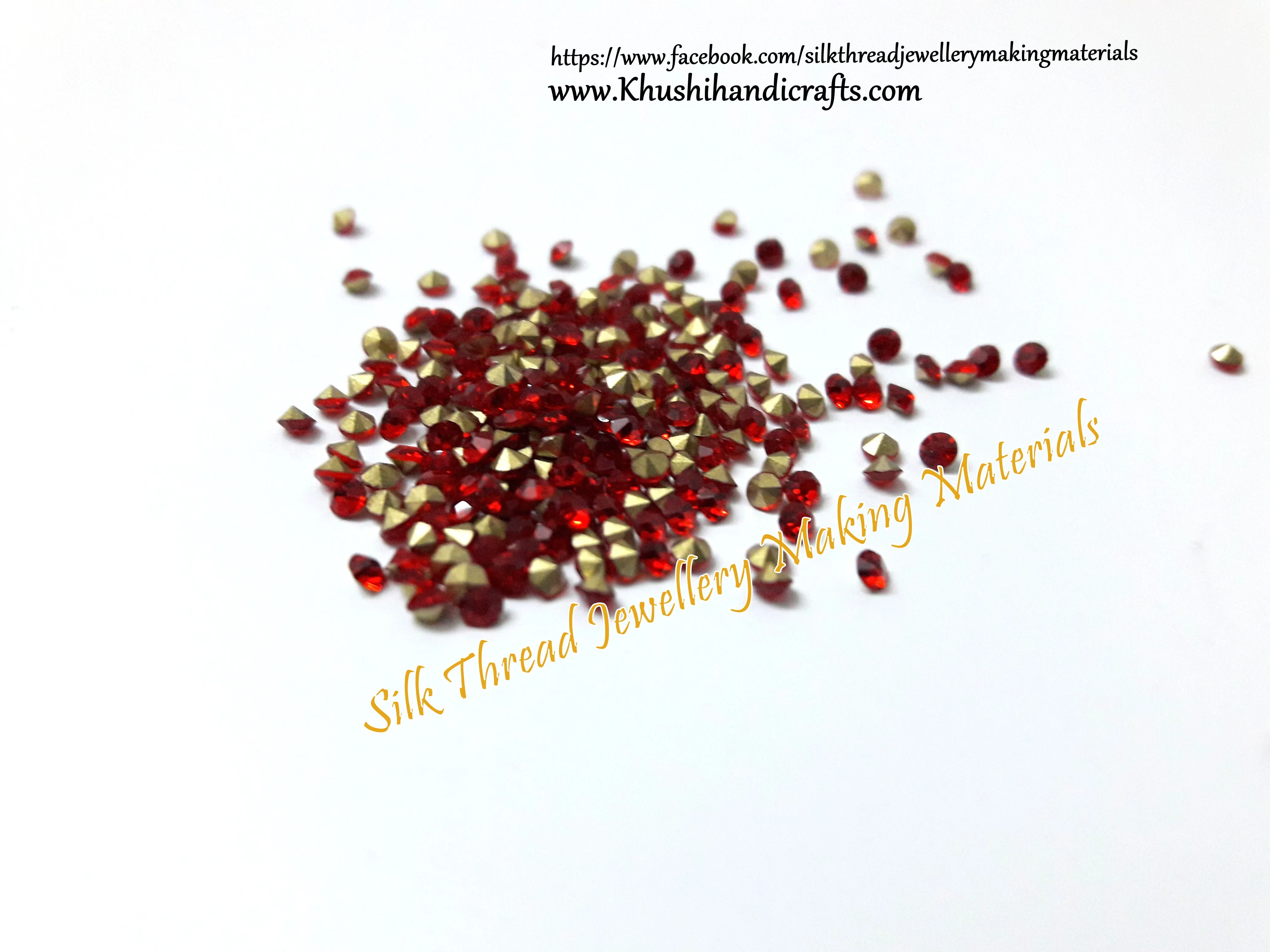 Red Rhinestone/ Rhinestones 2mm