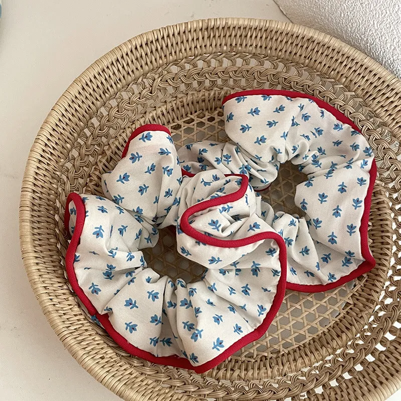 Red Rim Scrunchies