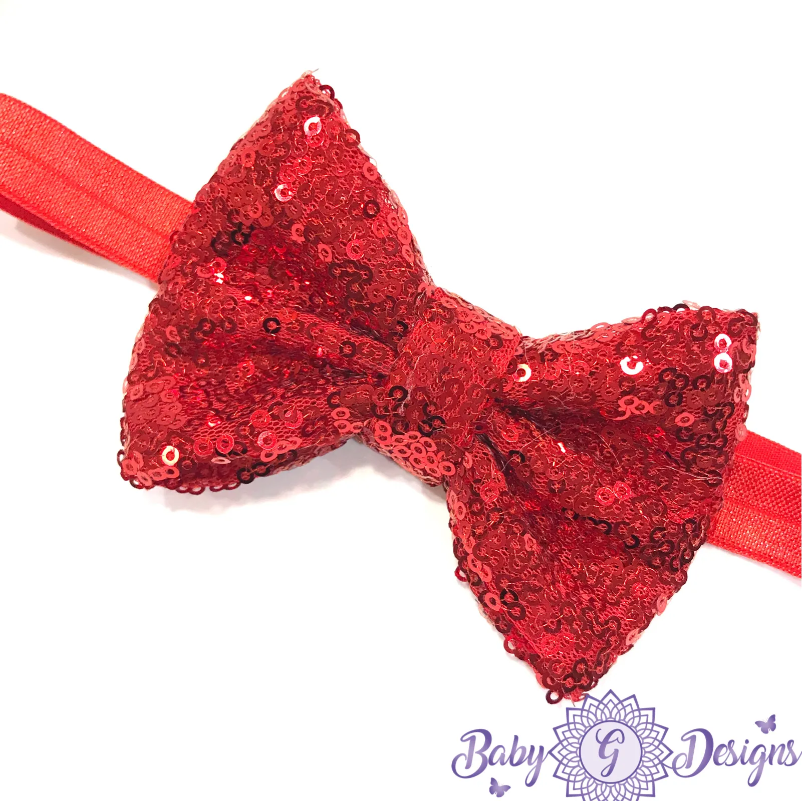 Red Sequin Headband