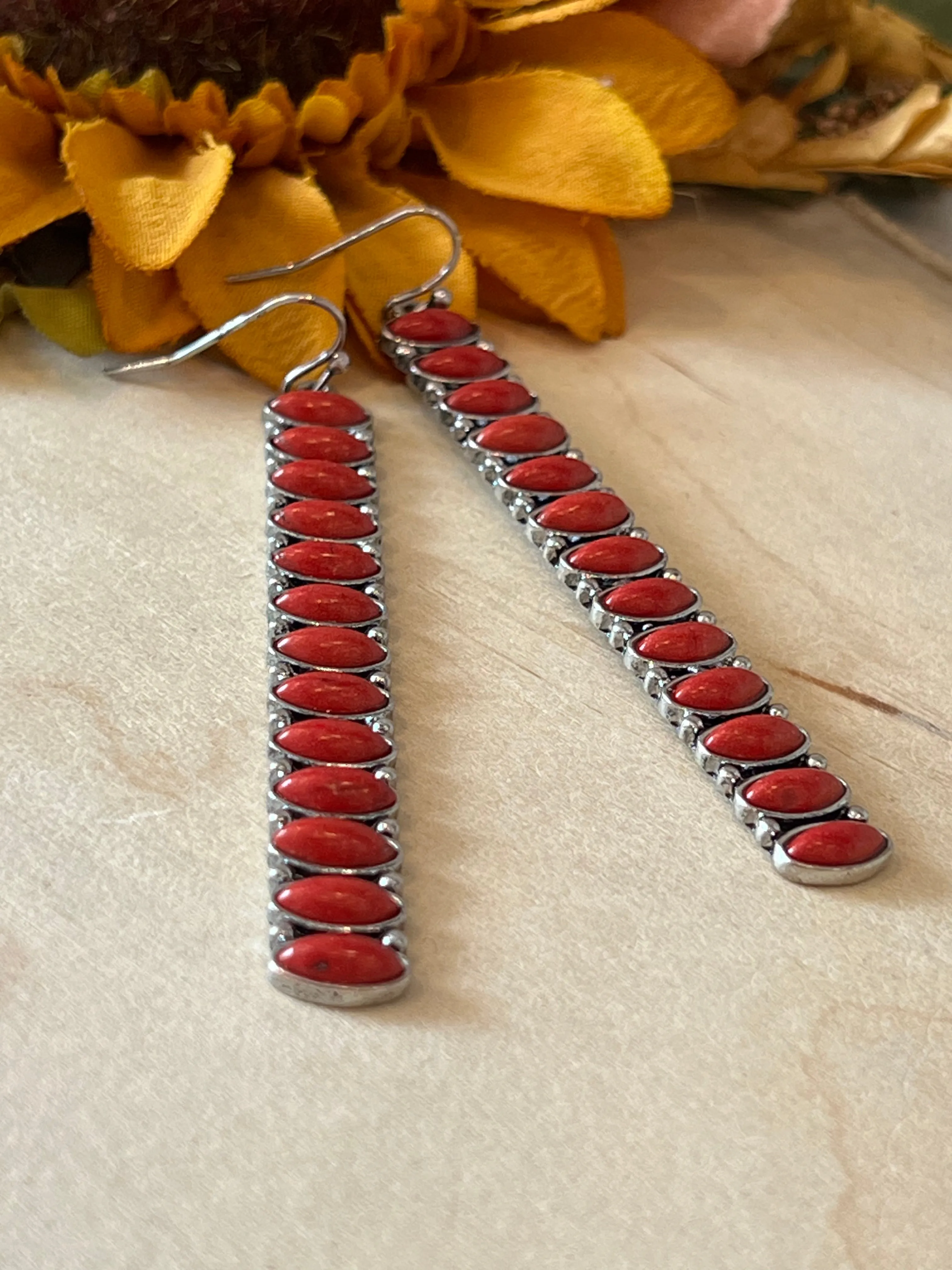 Red Trail Earrings