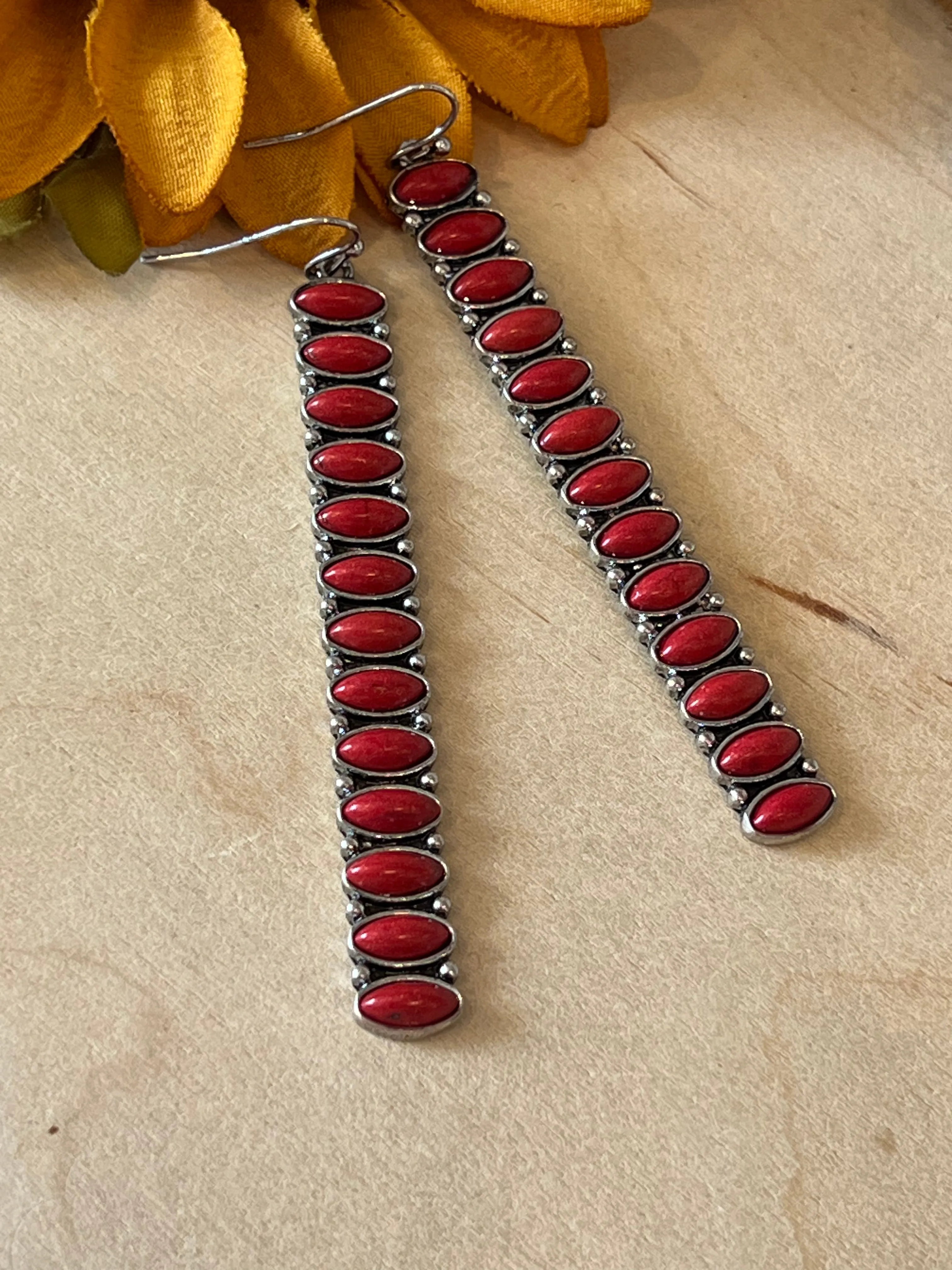 Red Trail Earrings