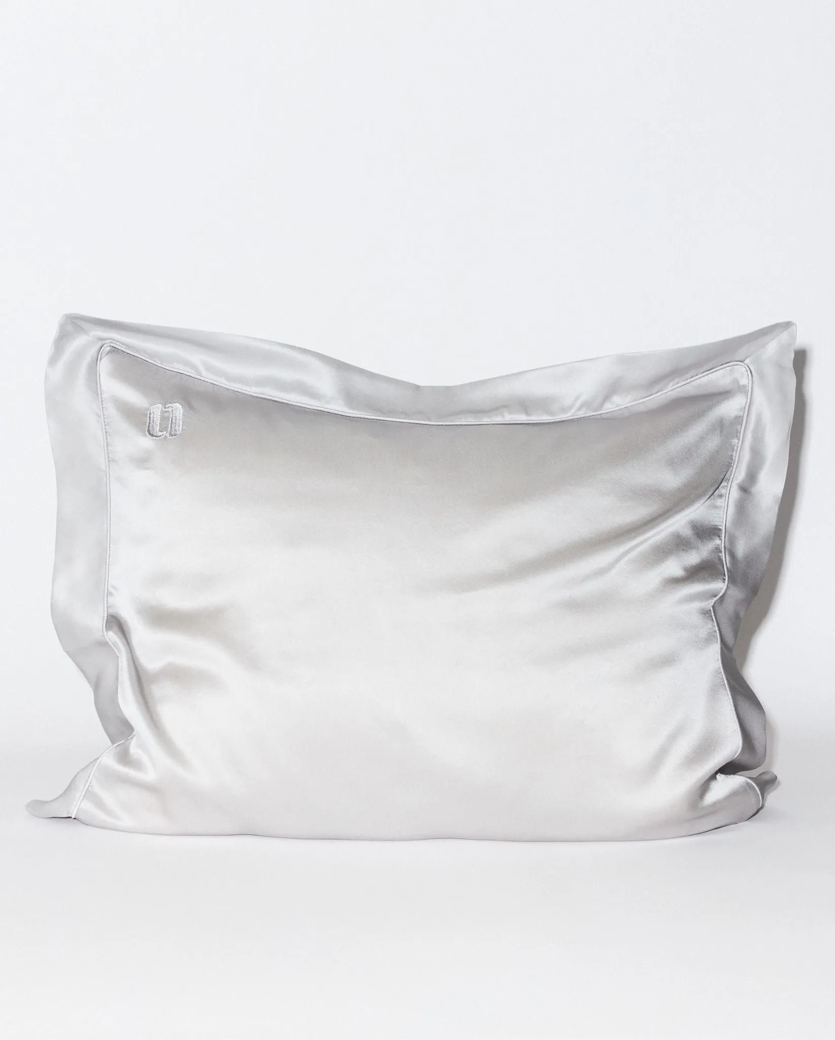 Silk Pillowcase Light Grey