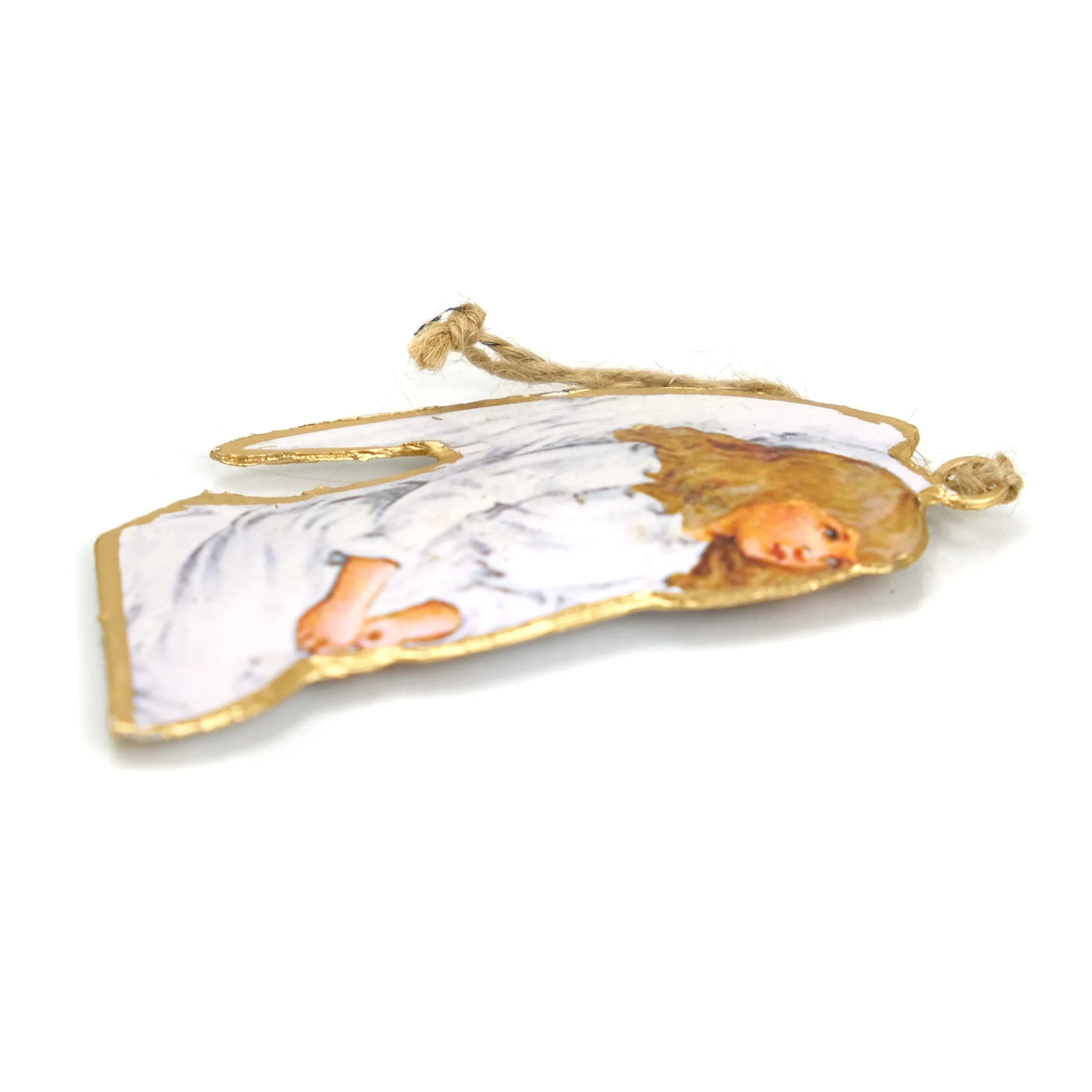 White Angel Ornament