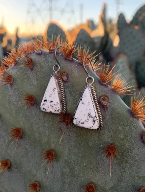 White Buffalo earrings