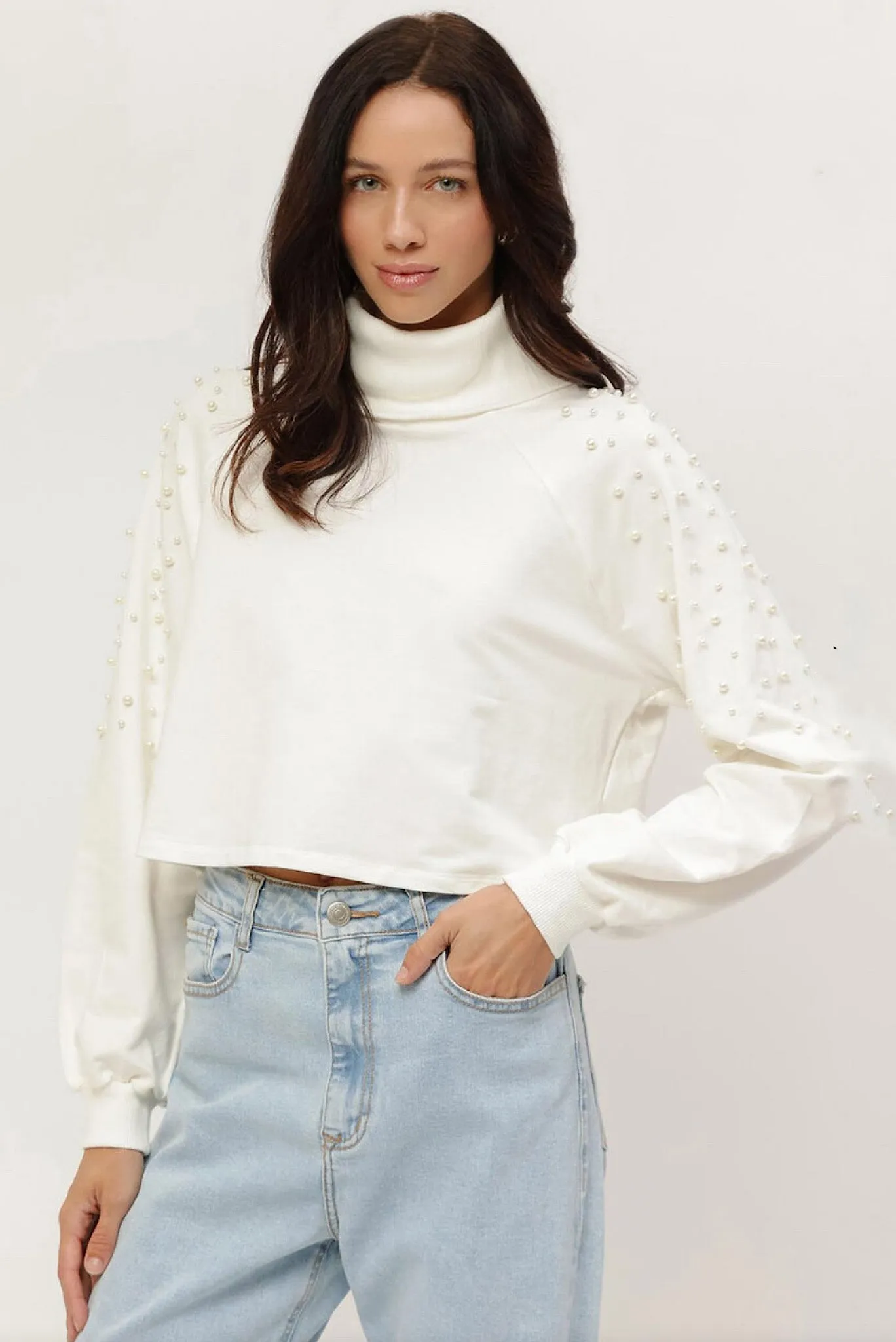 White Pearl Sweater